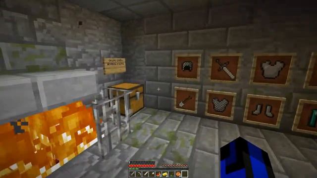 Прохождение карты minecraft Проклятие 1-часть 1