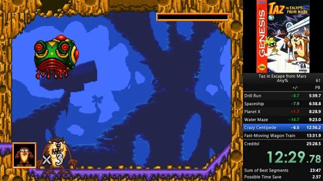 *former WR* Taz in Escape from Mars SPEEDRUN - 25:11 смотреть онлайн