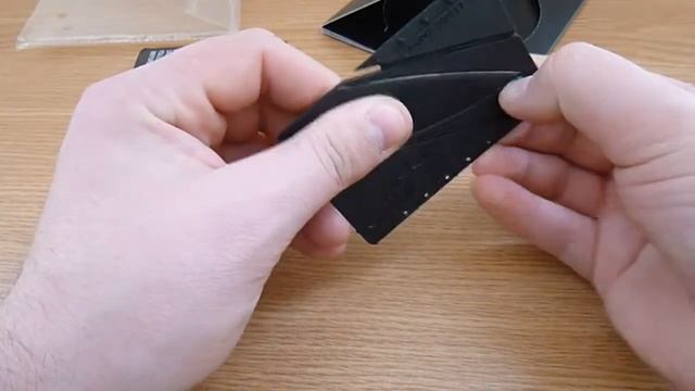 Нож кредитка CardSharp 2 Пробуем Резать! смотреть онлайн