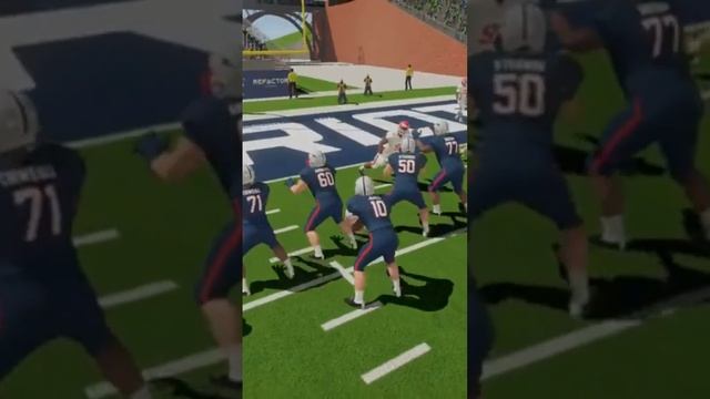 Damien Harris takes a helmet to the nuts in Football Simulator смотреть онлайн