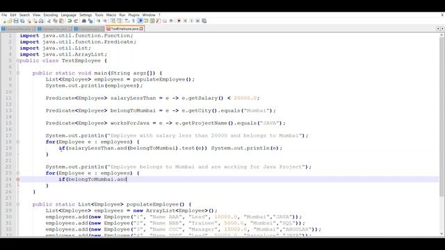 Effectively Using Predicate And Function | Example 3 смотреть онлайн