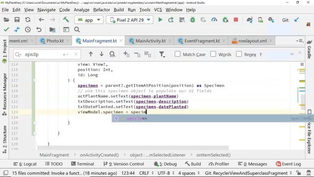 Get item selected from spinner, update Firebase document смотреть онлайн