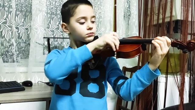 Пьеса для скрипки "Пастушок" из сборника В. Якубовской "Вверх по ступенькам" смотреть онлайн