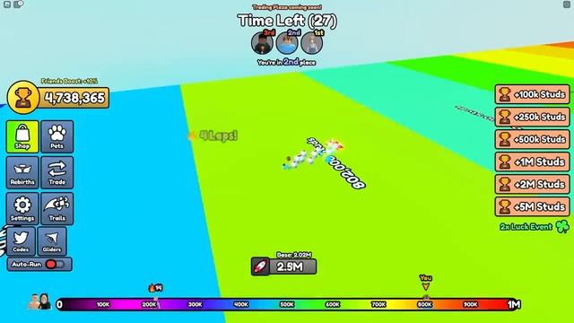 Flying 923,943,834 Miles in Roblox Fly Race! смотреть онлайн