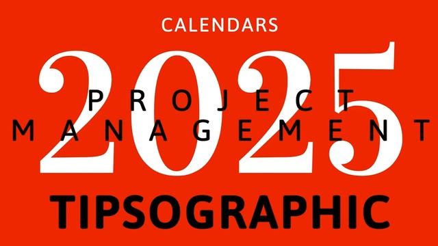 [FREE] Excel / Google Sheets Project Management Calendar Template 2025 смотреть онлайн