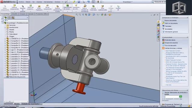 Ensamblaje en Solidworks смотреть онлайн