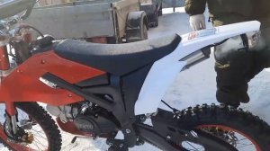 Первый запуск Питбайк Vento Pitbike 125 17/14.