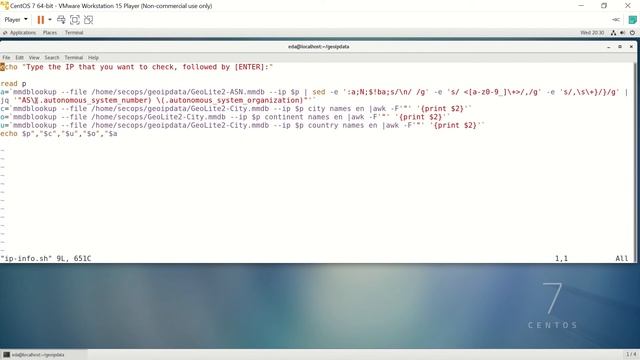 How to use Maxmind's Geolite2 to get geoip data from the command line in Linux смотреть онлайн