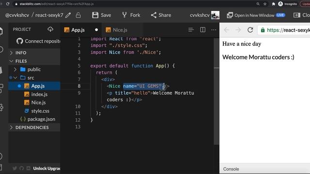 3. Props in React | Class components | React crash course | In Tamil смотреть онлайн