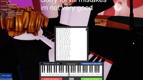 Rush E roblox piano *Sheets in desc* | Roblox Talent Show