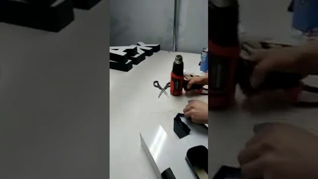 Изготовление объемных световых букв смотреть онлайн