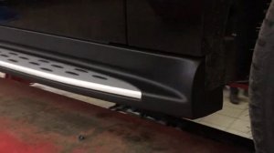 Устанавливаем пороги на Merscedes GLE (w166)