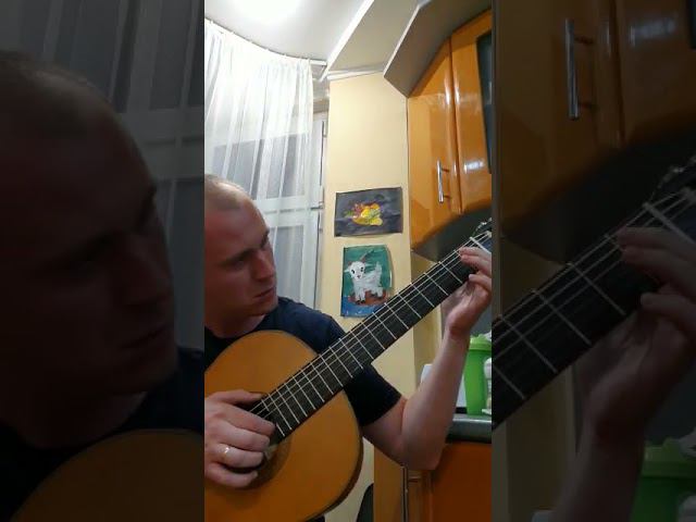 "Подмосковные вечера" на гитаре. Начало обучения смотреть онлайн