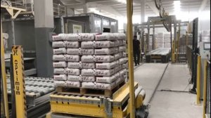 Паллетайзер | робот укладчик | укладка мешков на паллету