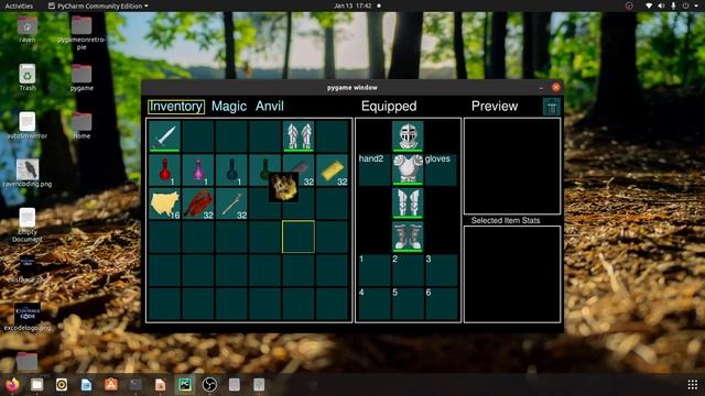 Graphical Inventory in Pygame смотреть онлайн