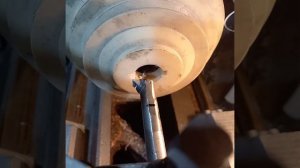 изготовление паза под шпонку  в шкиву на токарном станке  (1 часть)(ТОКАРНЫЕ РАБОТЫ №45)