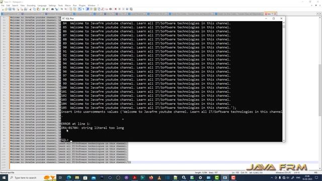 ORA-01704: string literal too long - Oracle Database 12c Error Messages смотреть онлайн