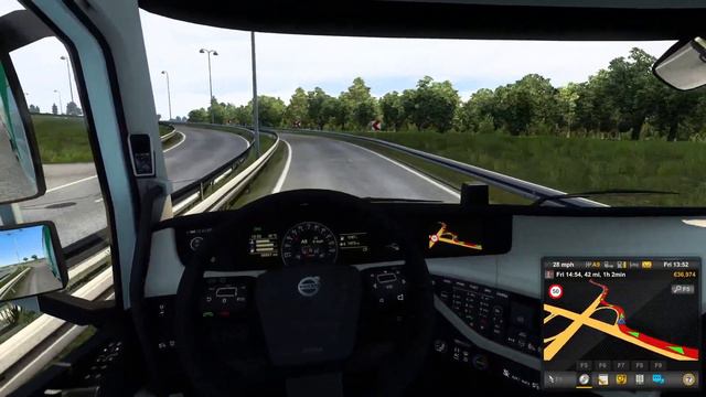 Volvo FH 750hp Truck Driving in Aalborg (Denmark) | ETS2 | Gameplay |R.GGaming смотреть онлайн