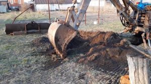 экскаватор мтз работа