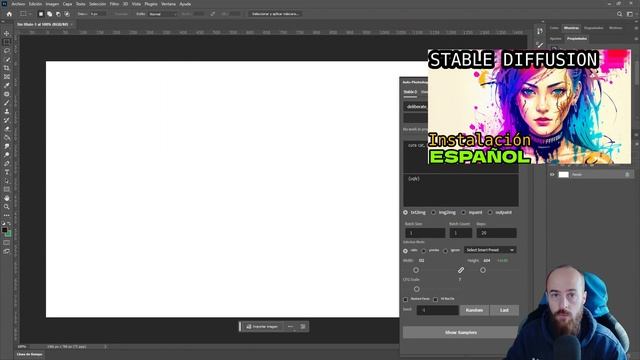 STABLE DIFFUSION Photoshop Ai | Tutorial Plugins Generator/Generative para A1111 смотреть онлайн