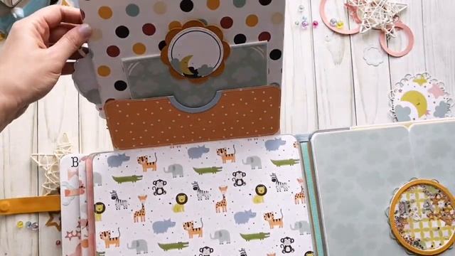 #dies_Fantasy Большой детский альбом Скрапбукинг Обзор смотреть онлайн