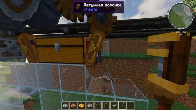 Гайд на мод Create1165 Автоматизация обработки руды смотреть онлайн