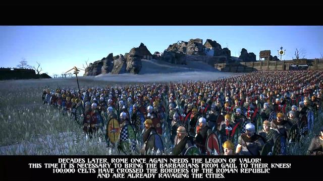 Rome VS 300,000 Barbarians and Greeks | Cinematic Battle Total War Rome 2 смотреть онлайн