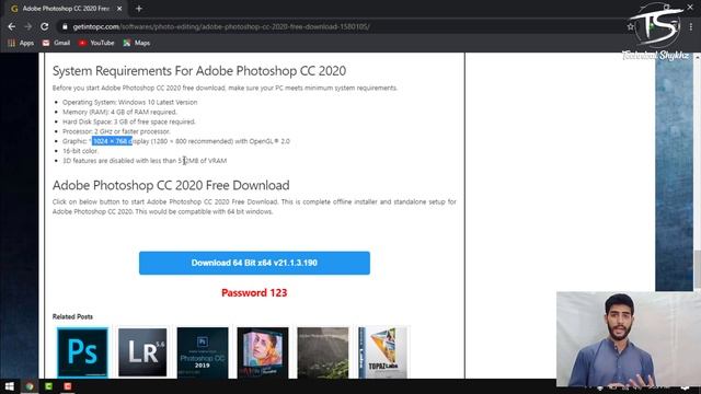 Download & Install_ Photoshop CC 2020 ( Full tutorial In Urdu )_ free_Lifetime_Class 3 смотреть онлайн