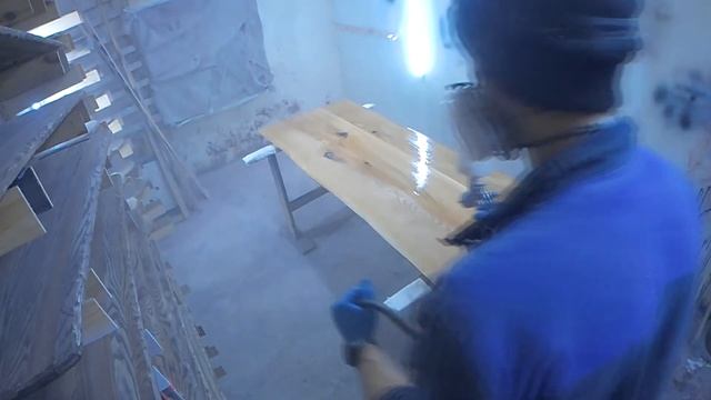 Самодельный компьютерный стол (дубовая столешница + тумба из IKEA) смотреть онлайн