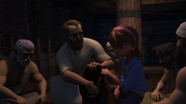 Superbook Season 2 - Lesson 5 - Don't Get Distracted смотреть онлайн