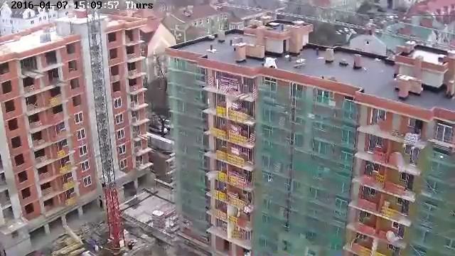 Стройка ул. Леонова (камера 1)