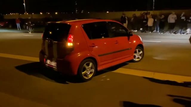 Daihatsu Sirion 1.3 16v K3-VE leaving meeting super loud exhaust смотреть онлайн