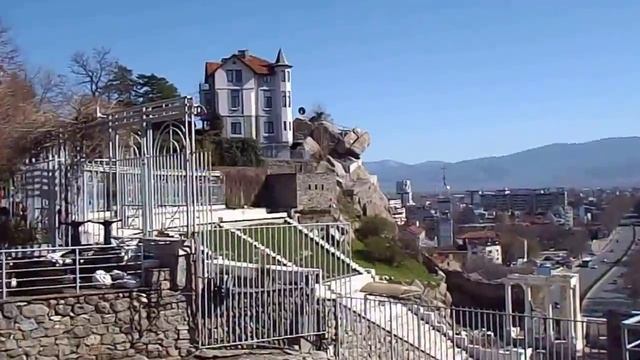 Римский амфитеатр в городе Пловдив, Болгария смотреть онлайн