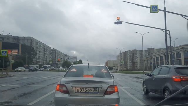 Экзамен Череповец вождение город. смотреть онлайн