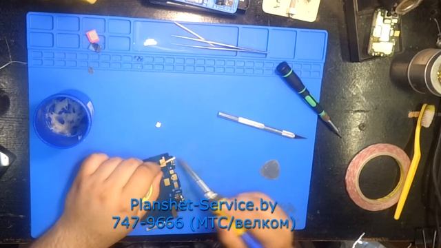 Lenovo Tab 4 8 TB-8504F (не заряжается) - ремонт планшета, замена разъема питания смотреть онлайн