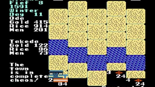 Nobunaga's Ambition [NES], Oda, Game 1, Part 1 смотреть онлайн