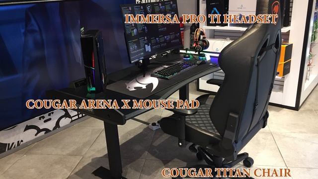 AFFORDABLE GAMING SET COUGAR DESK AND CHAIR смотреть онлайн