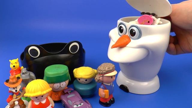 Холодное Сердце Олаф СЮРПИЗЫ и СПАСАЕМ Игрушки смотреть онлайн