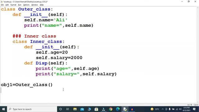 Nested Classes in Python #37 || Inner Classes in Python || Python Complete Course in Urdu/Hindi смотреть онлайн
