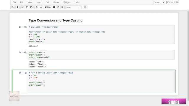 Class 13 - Type Conversion & Type Casting - Python for Data Science - Machine learning Full Course смотреть онлайн