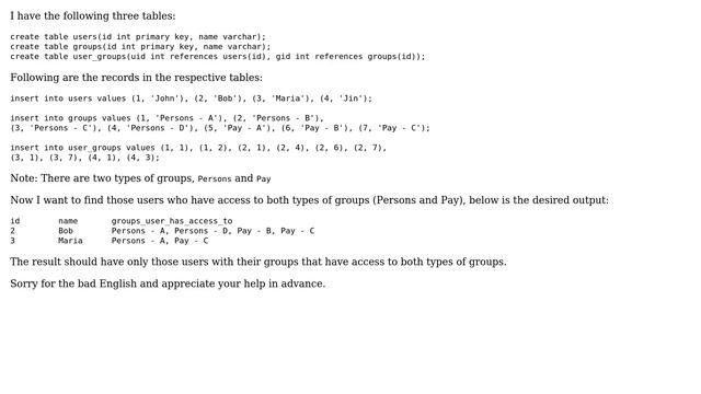 How to fetch those records who appears in many records in many to many relationship in PostgreSQL? смотреть онлайн