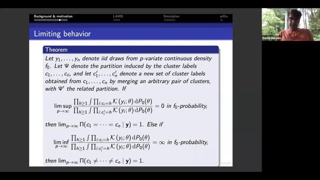 Model-based clustering of high-dimensional data: Pitfalls & solutions - David Dunson смотреть онлайн