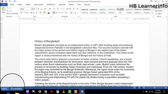 Microsoft Word এর word count, character count, line count, and paragraph count জেনে নিন смотреть онлайн