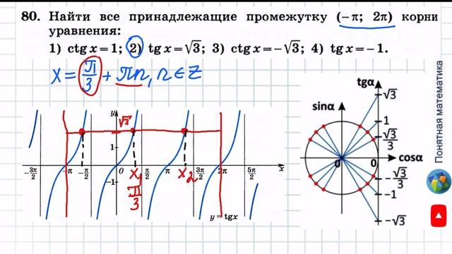 N 80 Алгебра 11 класс Колягин смотреть онлайн