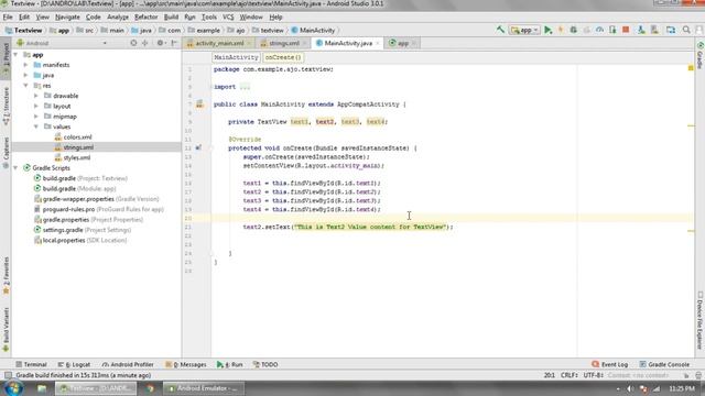 TEXTVIEW | ANDROID STUDIO TUTORIAL смотреть онлайн