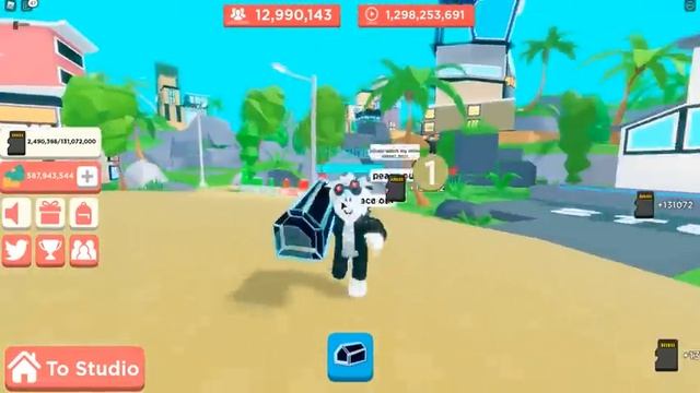 БРИЛЛИАНТОВАЯ КНОПКА ЮТУБА ЗА 10,000,000 ПОДПИСЧИКОВ ТЕПЕРЬ МОЯ! ROBLOX YouTube Simulator смотреть онлайн