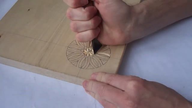 Геометрическая резьба по дереву. Урок 27 (geometric wood carving) смотреть онлайн