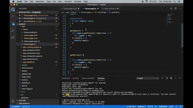Access Camera & Gallery in Ionic Apps with example | cordova plugin camera | codesundar смотреть онлайн