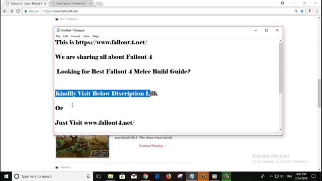 Best Fallout 4 Melee Build Guide смотреть онлайн