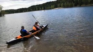 Каяк Томагавк испытание на воде